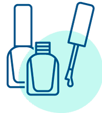 整骨院やネイルサロンのイメージロゴ